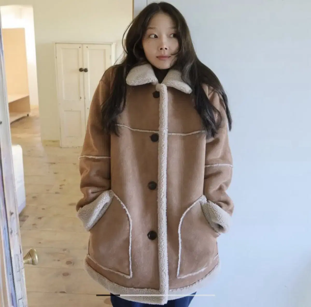 コート [CELITAILS]REVERSIBLE MUSTANG COAT_BROWN 29CM 단독]REVERSIBLE MUSTANG COAT_BROWN - 감도 깊은 취향